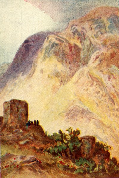 Berg Ebal en berg Gerizim - Johannes iv. 20, ca. 1924. Makers: James Clark, Henry A Harper door James Clark and Henry A Harper