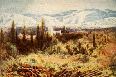 Ruïnes van Jericho - Heb. xi. 30, ca. 1924 door James Clark and Henry A Harper