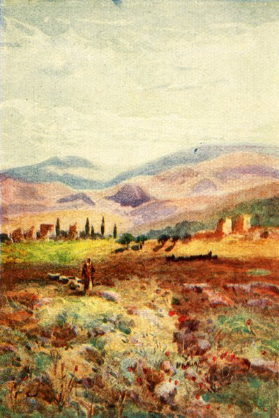 Ruïnes van Sardis - Openbaringen. iii. 1., ca. 1924 door James Clark and Henry A Harper
