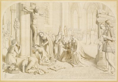 Een incident in het leven van St. Elizabeth van Hongarije door James Collinson
