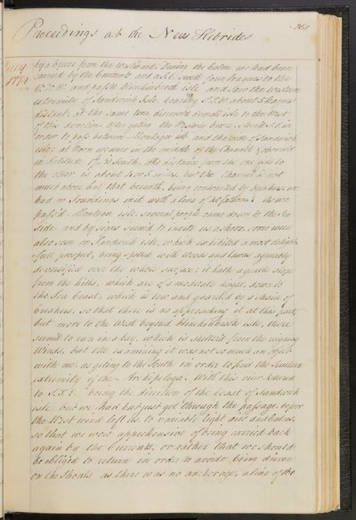 Journaal van Capt Cook