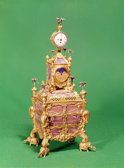 George III muzikale tijdklok, c.1766 door James Cox