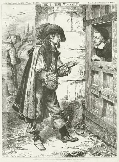 Parley de Portier en Meneer Flatterwell door James Dawson Watson