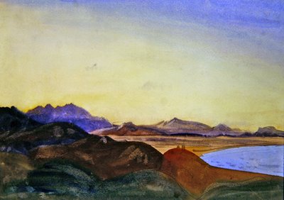 Collioure, Canigoure in de verte door James Dickson Innes