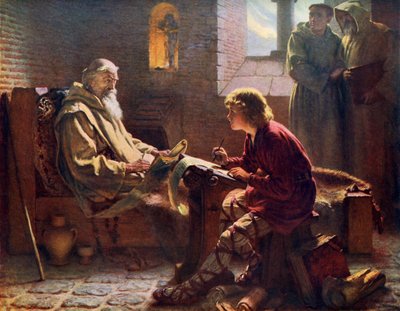 De eerbiedwaardige Bede vertaalt het laatste hoofdstuk van St. Johannes, 1926 door James Doyle Penrose