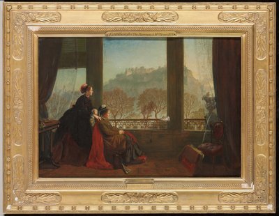 Portret van de Barones Burdett Coutts en haar metgezel mevrouw Brown, Edinburgh, 1874 door James Drummond