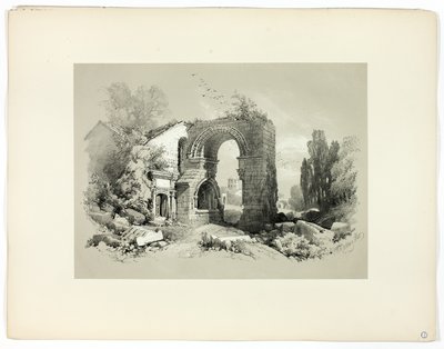 Aliscamps, W. Arles, uit Pittoreske Selecties door James Duffield Harding