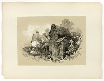 Buckland, Bij Dorking, uit Picturesque Selections door James Duffield Harding