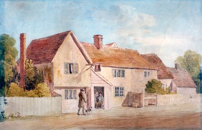 Huisjes in Chadwell, Essex, 19e eeuw door James Duffield Harding