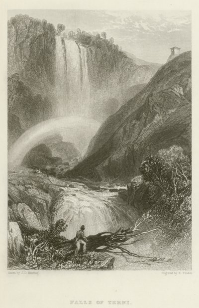Watervallen van Terni door James Duffield Harding