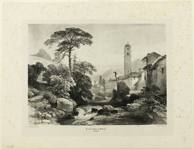 Le Casset; Vallee du Monetier door James Duffield Harding