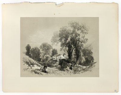 Bij Bettws y Coed, N. Wales, uit Picturesque Selections door James Duffield Harding