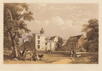 Penshurst vanuit het park door James Duffield Harding