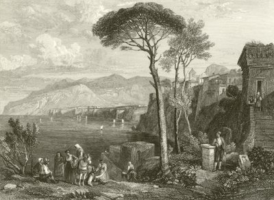 Vlakte en baai van Sorrento, Italië door James Duffield Harding