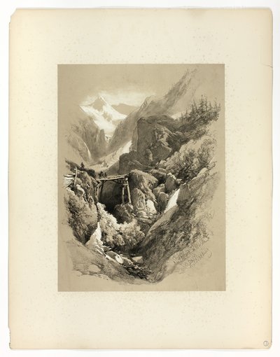 Saint Gothard, W. Wasen, uit Pittoreske selecties door James Duffield Harding