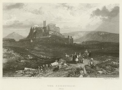 De Akropolis, Athene door James Duffield Harding
