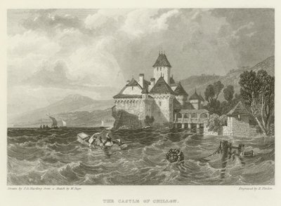 Het kasteel van Chillon door James Duffield Harding