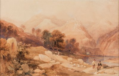 De Drachenfels aan de Rijn door James Duffield Harding