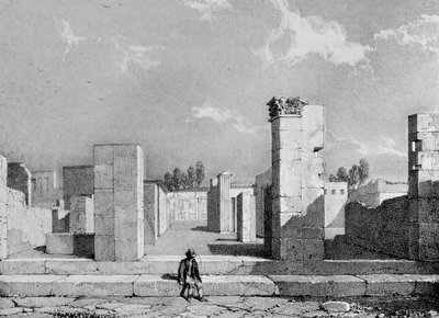 Het huis van Caius Sallust, 1828 door James Duffield Harding