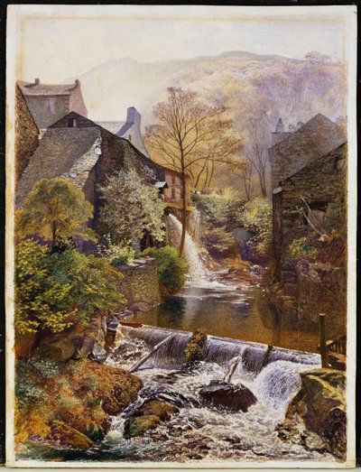 De Oude Watermolen door James Duffield Harding