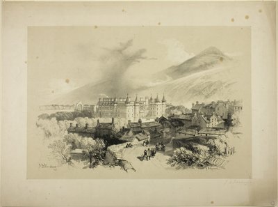 Het paleis van Holyrood door James Duffield Harding