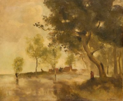 Landschap door James Duncan Stark