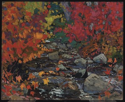 Herfstbladeren, Batchewana, Algoma door James Edward Hervey Macdonald