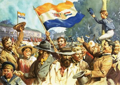 Geboorte van de Unie van Zuid-Afrika door James Edwin McConnell