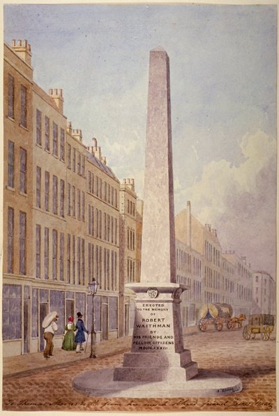 Monument op de kruising van Farringdon Street en Fleet Street, City of London, 1833 door James Elmes