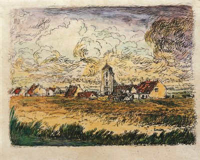 België, Klein Uitzicht op Mariakerke door James Ensor