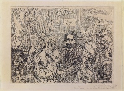 Demonen plagen mij door James Ensor