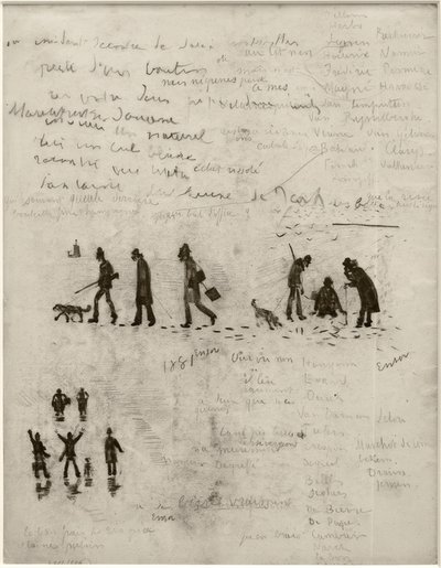 Verhaal zonder woorden (Jager in de winter) door James Sidney Ensor
