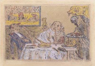Vraatzucht door James Ensor