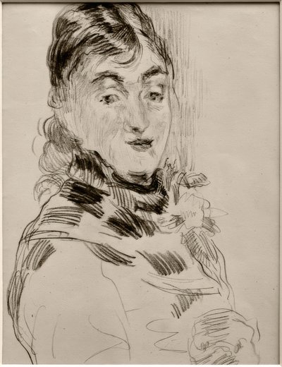Méry Laurent met een mopshond door James Sidney Ensor