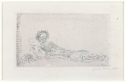 Mijn portret in 1960 door James Ensor