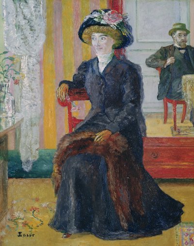 Onze twee portretten door James Ensor