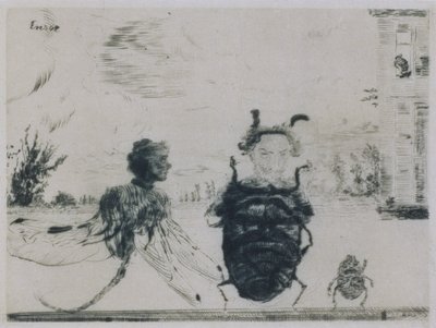 Vreemde insecten door James Ensor