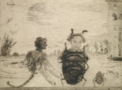 Eigenaardige Insecten door James Ensor