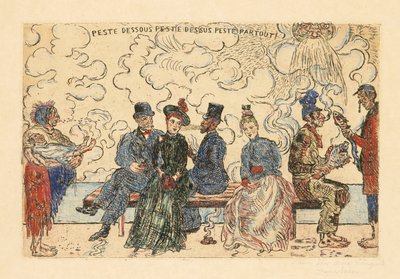Peste dessous, Peste dessus, Peste partout door James Ensor