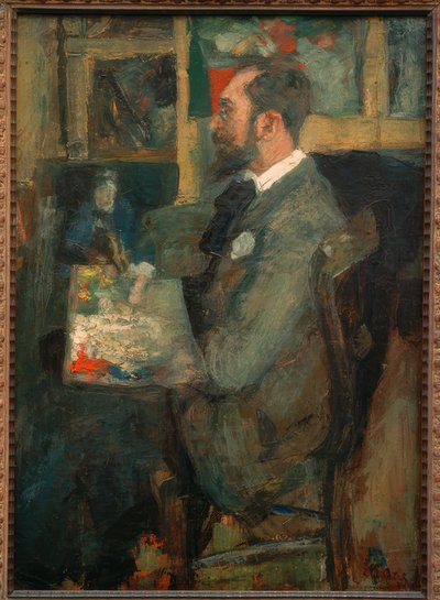Portret van Théo Hannon door James Sidney Ensor