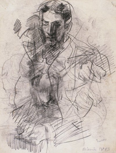 Portret van de kunstenaar, Willy Finch door James Ensor