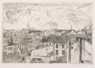 Daken van Oostende door James Ensor