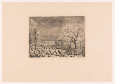 Schaatsenrijders door James Ensor
