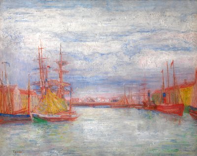 Sloepen door James Ensor