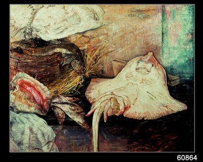 Stilleven met Rog door James Ensor