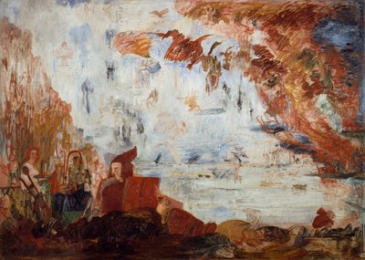 Verleiding van St. Antonius, door James Ensor (1860-1949) door James Ensor