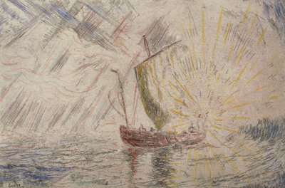 De Christus kalmeert de storm door James Ensor