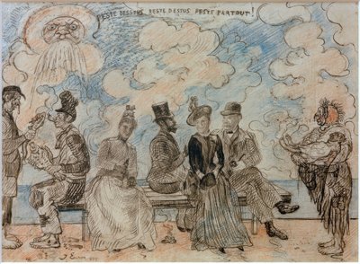 Beneden pest, boven pest, overal pest door James Sidney Ensor