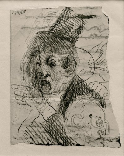 Twee hoofden en een hand door James Sidney Ensor