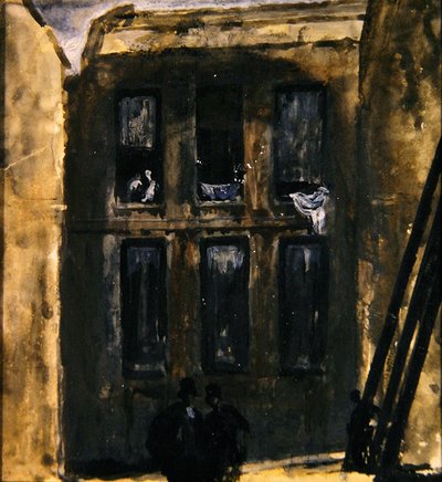 Straatscène door James Ferrier Pryde